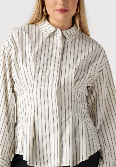 Gebroken wit NEO NOIR Blouses LYTRA STRIPE SHIRT - large