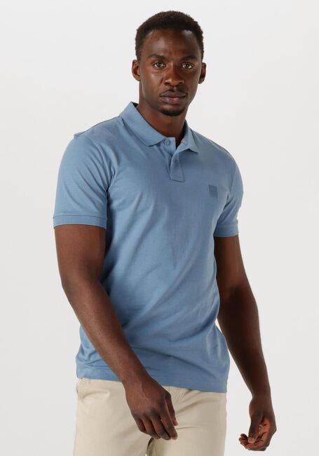 Lichtblauwe BOSS ORANGE Polo PASSENGER - large