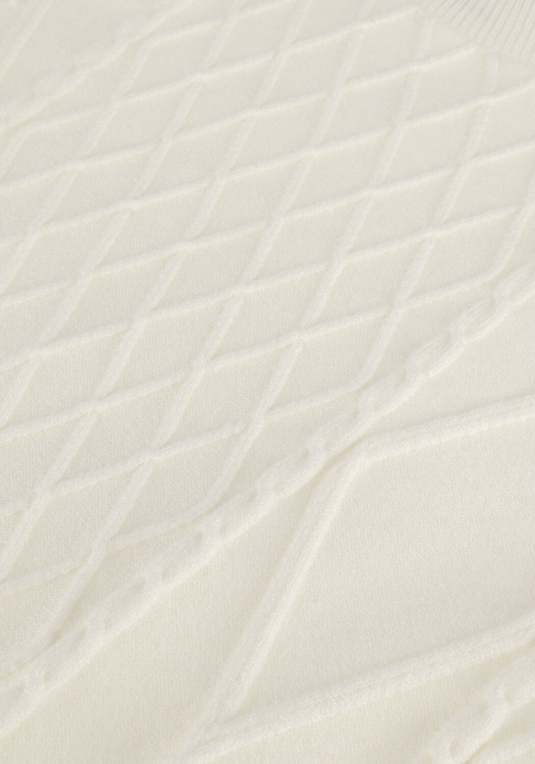 Gebroken wit SELECTED WOMEN Trui IRIS LS KNIT CABLE HIGHTNECK - large