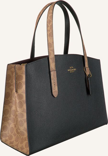 Zwarte COACH Handtas BLOCKING CHARLIE CARRYALL Zwarte COACH Handtas BLOCKING CHARLIE CARRYALL - large