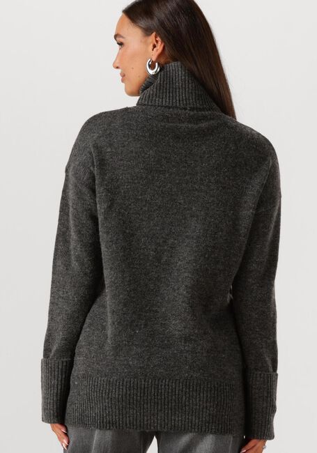 Donkergrijze WITHBLACK Trui WBLALVA LONG ROLL NECK SWEATER - large
