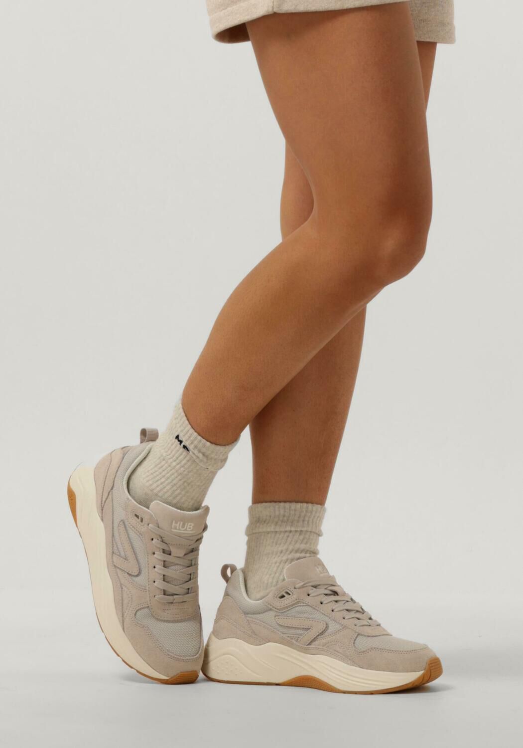 Beige HUB Lage sneakers GLIDE-Z - large