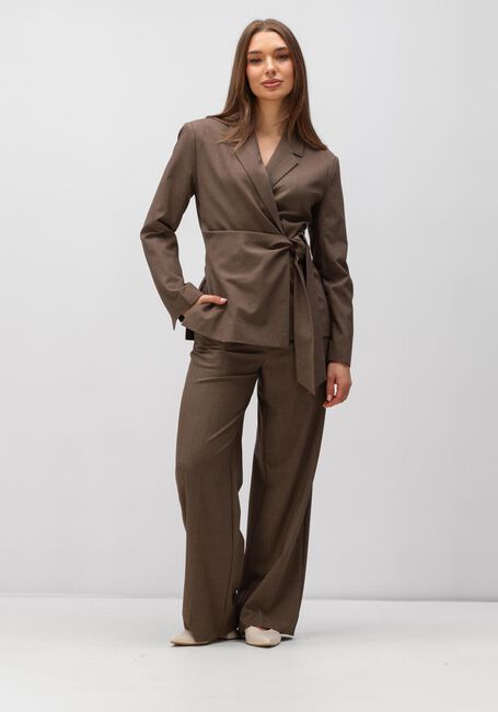 Bruine SECOND FEMALE Wijde broek DAKOTA TROUSERS - large