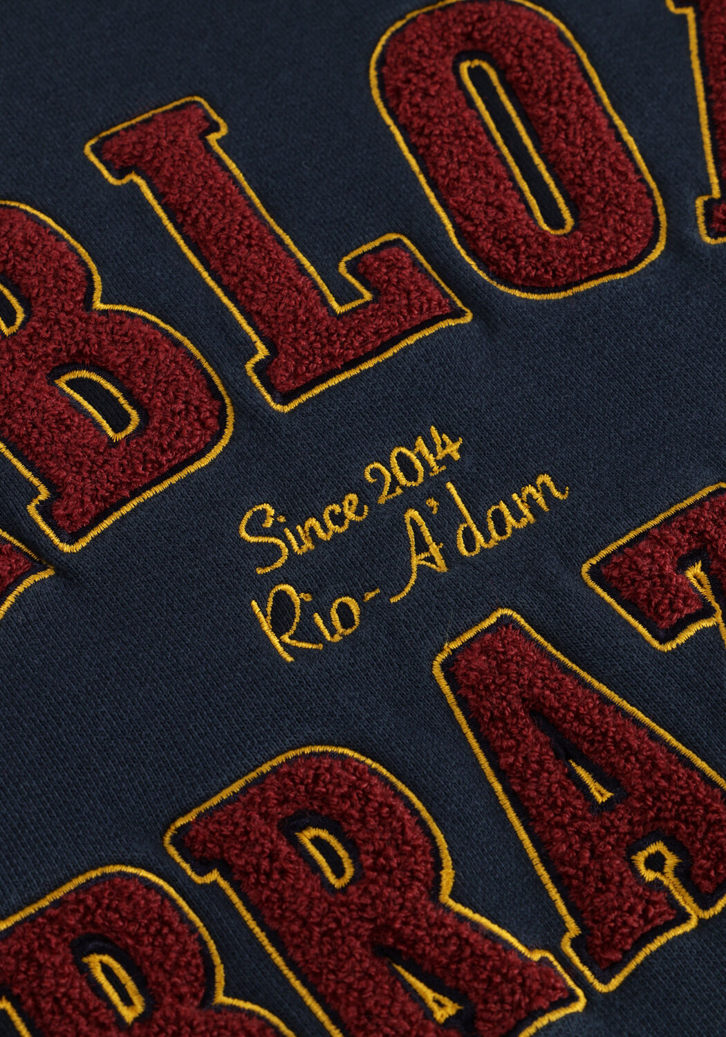 Donkerblauwe DEBLON SPORTS Sweater MALOU SWEATER - large