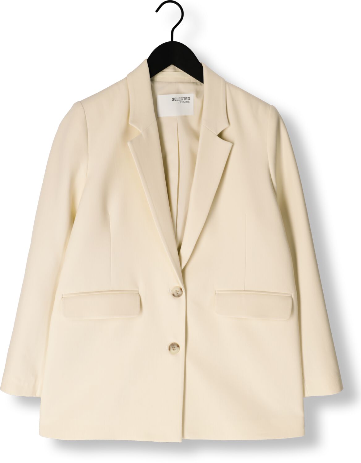 SELECTED FEMME Dames Blazers Slfrita Ls Relaxed Blazer Beige