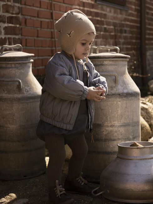 Blauwe LIL' ATELIER Jack NBMLIO BOMBER JACKET LIL - large