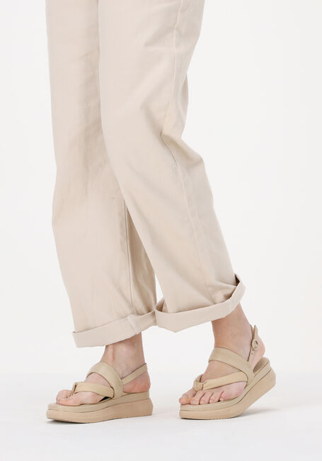 Beige OMODA Platte sandalen M38031 Beige OMODA Platte sandalen M38031 - large