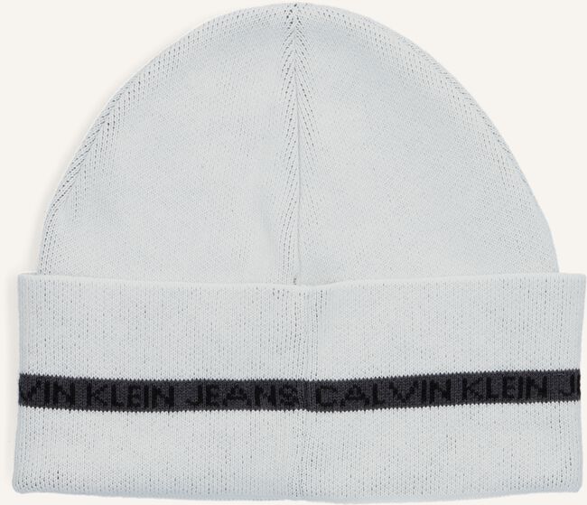 Witte CALVIN KLEIN Muts COTTON TAPE BEANIE Witte CALVIN KLEIN Muts COTTON TAPE BEANIE - large