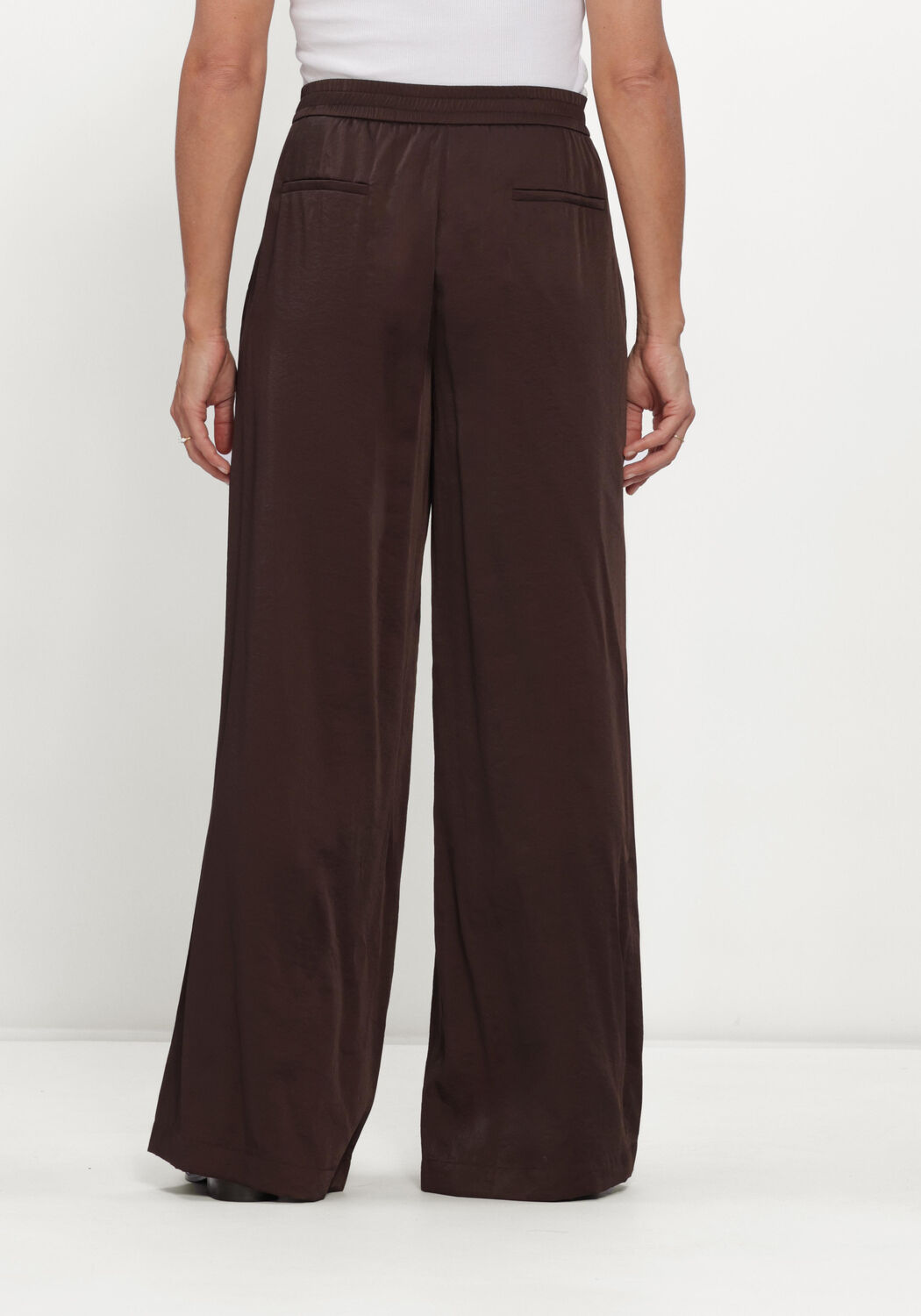 Bruine BEAUMONT Wijde broek JADA PANTS - large