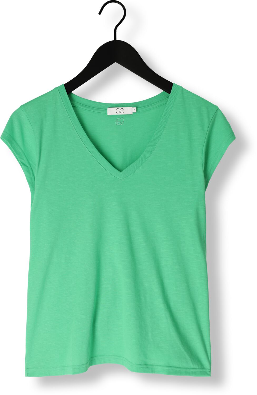 CC HEART Dames Tops & T-shirts Basic V-neck T-shirt Groen
