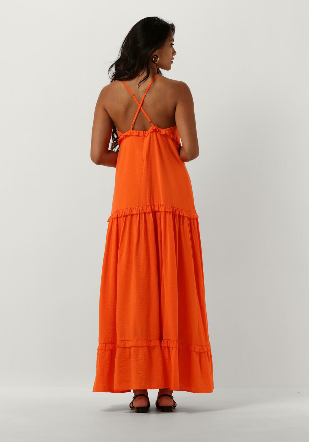 Y.A.S. Dames Jurken Yassymilla Strap Maxi Dress Oranje