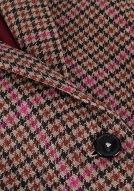Bruine TOMMY HILFIGER Mantel WOOL BLEND CHECK CLASSIC COAT - large