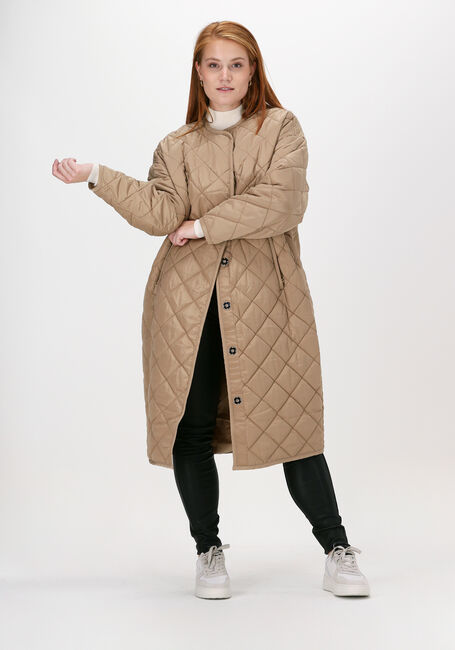 Zand CO'COUTURE Gewatteerde jas MANDALINA QUILT COAT - large