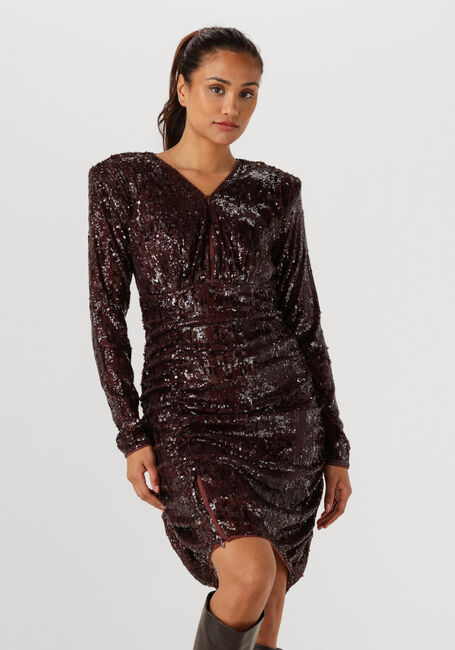 Bruine COPENHAGEN MUSE Mini jurk CMSEQUINCE-DRESS - large