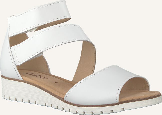 Witte GABOR Platte sandalen 582 Witte GABOR Platte sandalen 582 - large