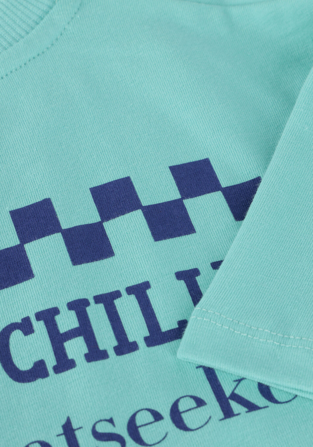 Blauwe AMMEHOELA T-shirt ZOE - large