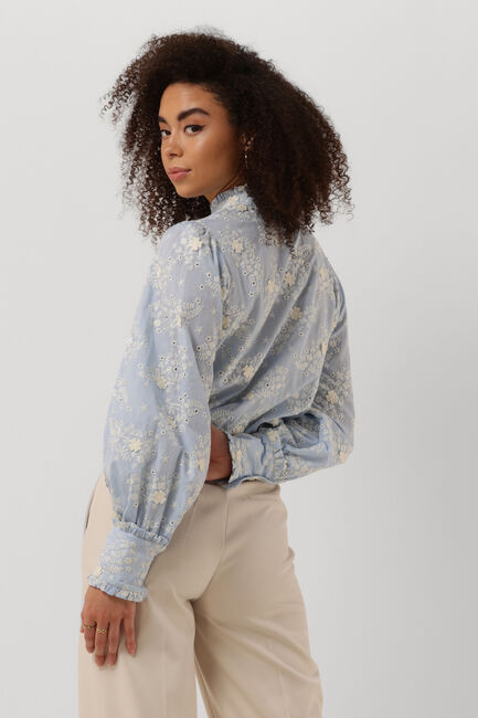 Lichtblauwe FABIENNE CHAPOT Blouses BRODY BRODERIE BLOUSE 10 - large