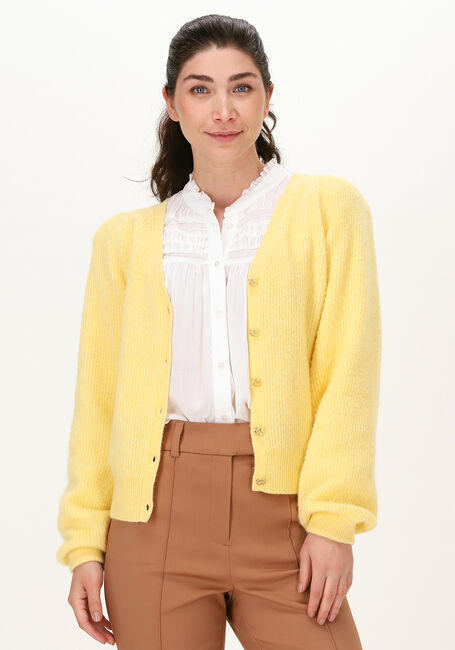 Gele FABIENNE CHAPOT Vest SALLY CARDIGAN LONG SLEEVE - large