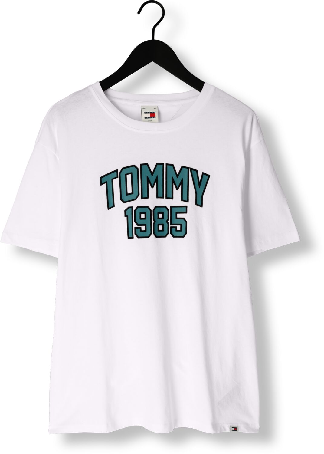 TOMMY JEANS Heren Polo's & T-shirts Tjm Reg Tommy Varsity Sport Tee Wit
