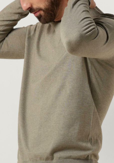 Groene SELECTED HOMME Trui SLHBERG CREW NECK NOOS - large