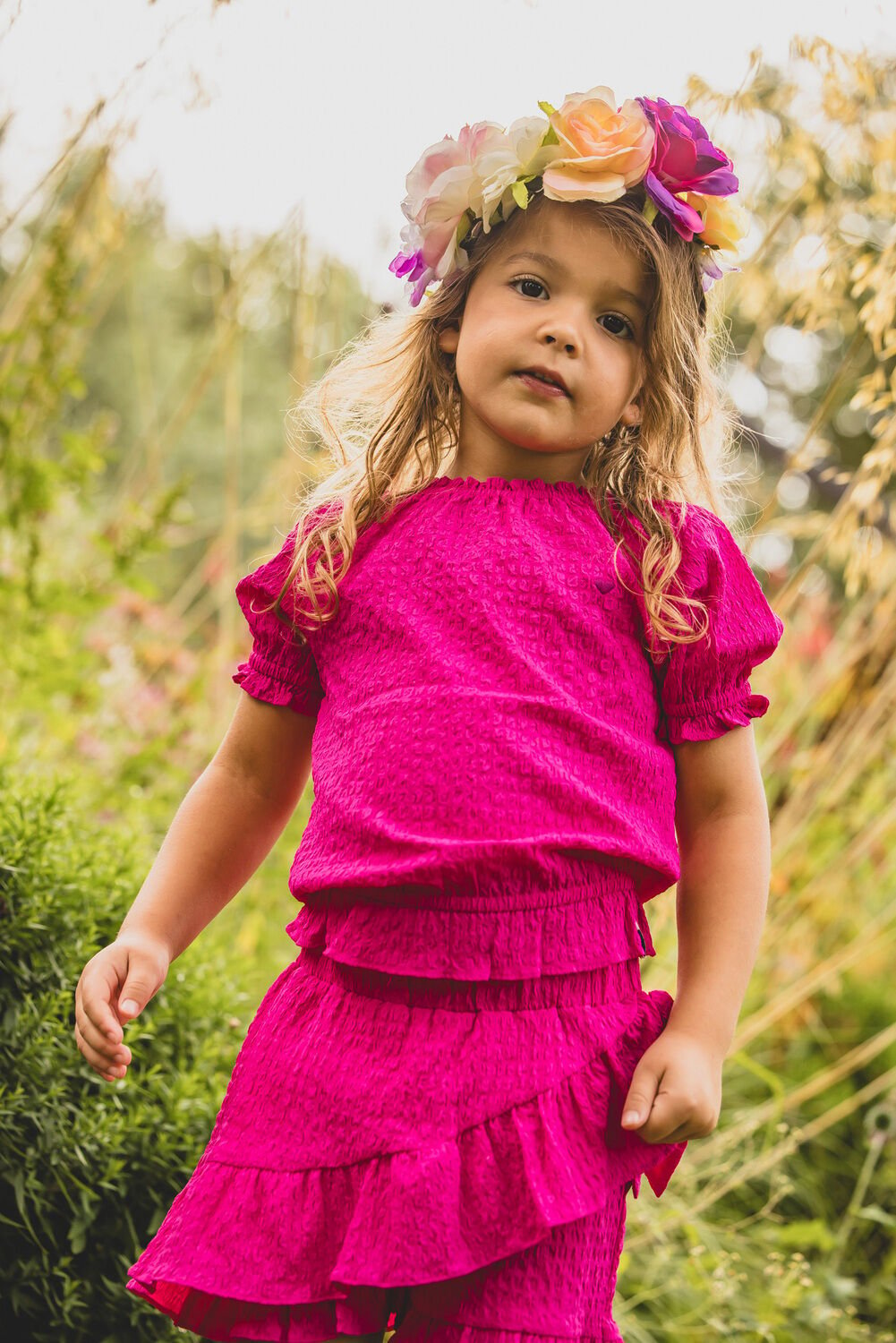 LOOXS Little Meisjes Tops & T-shirts 2412-7146 Roze