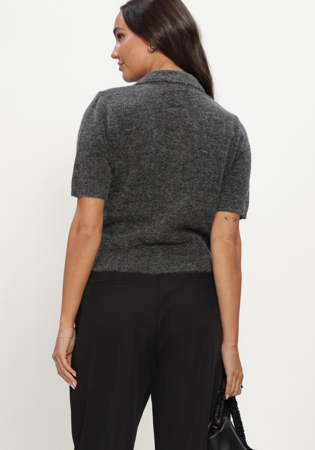 Antraciet JOSH V Vest ANISE CARDIGAN - large