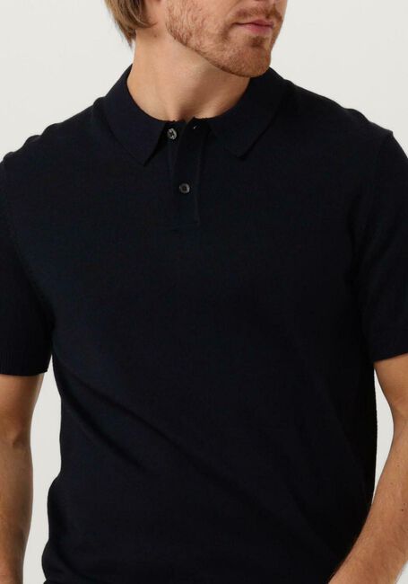 Donkerblauwe SELECTED HOMME Polo SLHTOWN SS KNIT POLO B - large