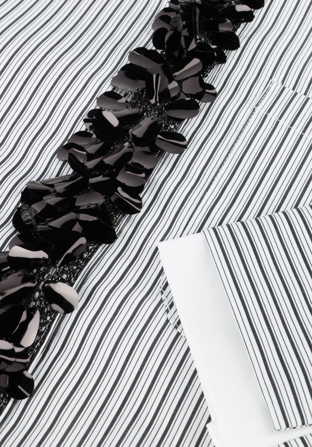 Witte JANSEN AMSTERDAM Blouses ALEXIS BLOUSE CS1 718 SEQUIN PLAQUET - large