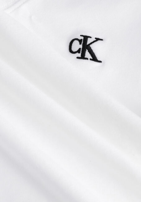 Witte CALVIN KLEIN T-shirt CK EMBROIDERY STRETCH - large