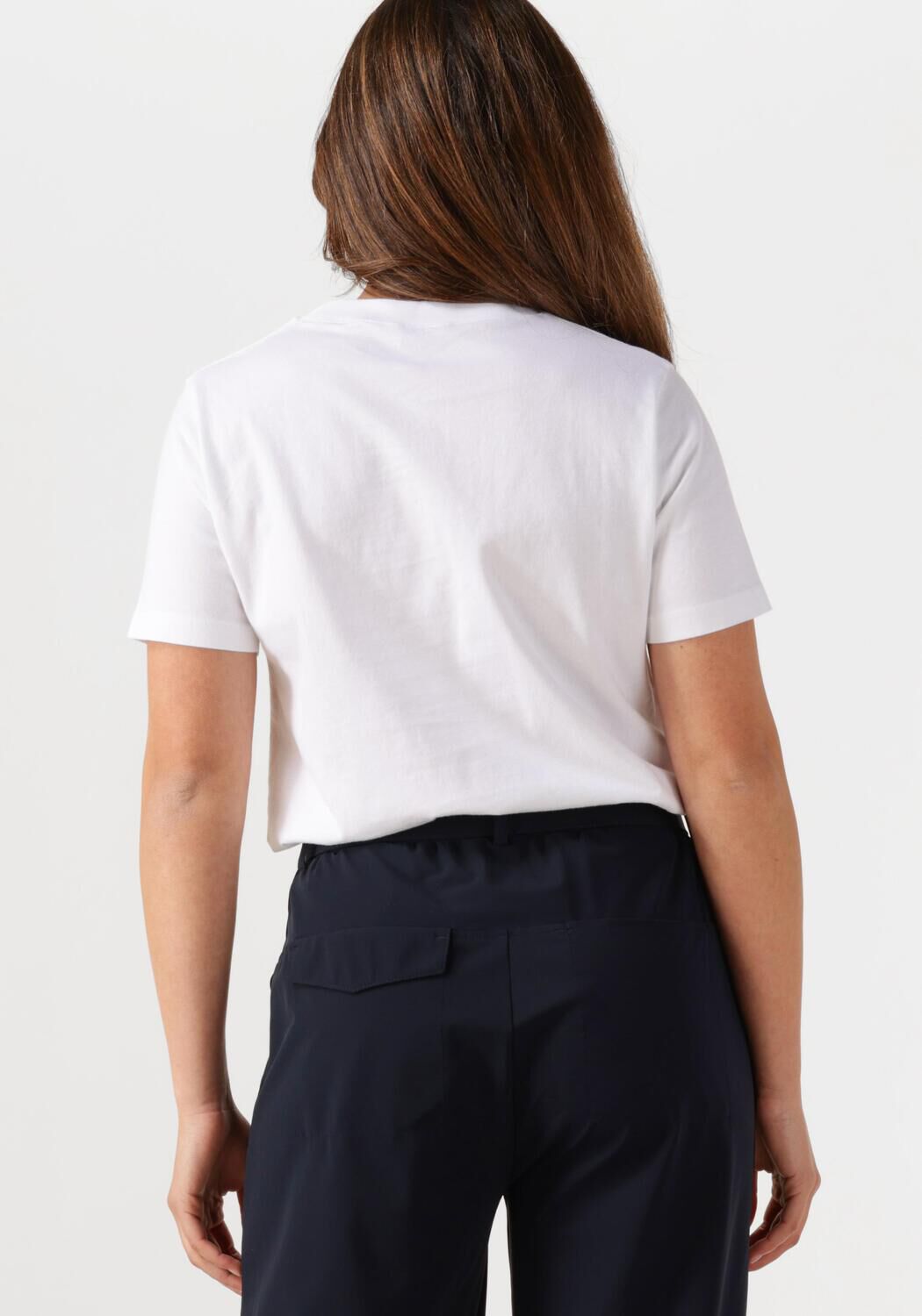 PENN & INK Dames Tops & T-shirts T-shirt Print Wit