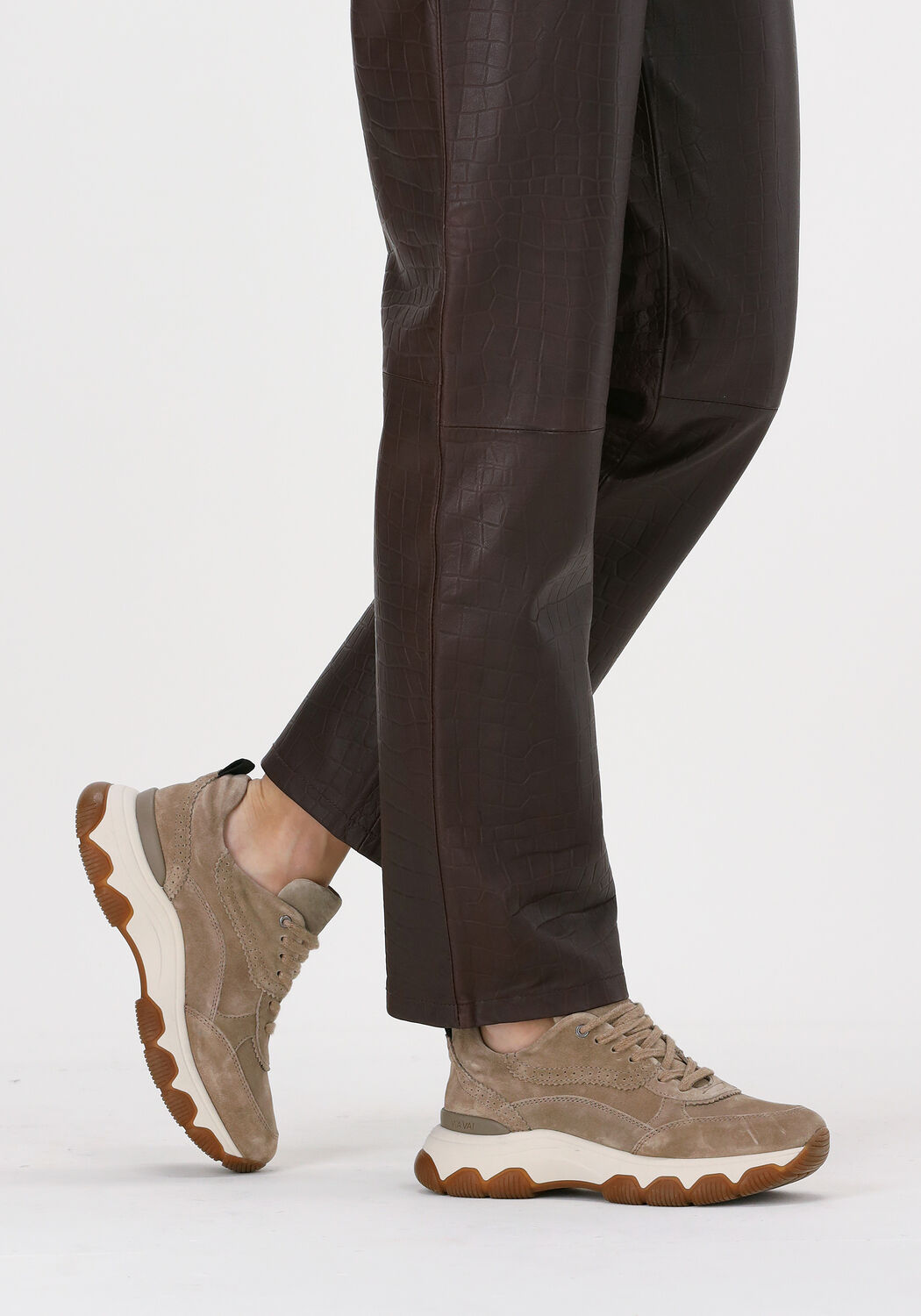 Taupe VIA VAI Lage sneakers COCO TESS - large