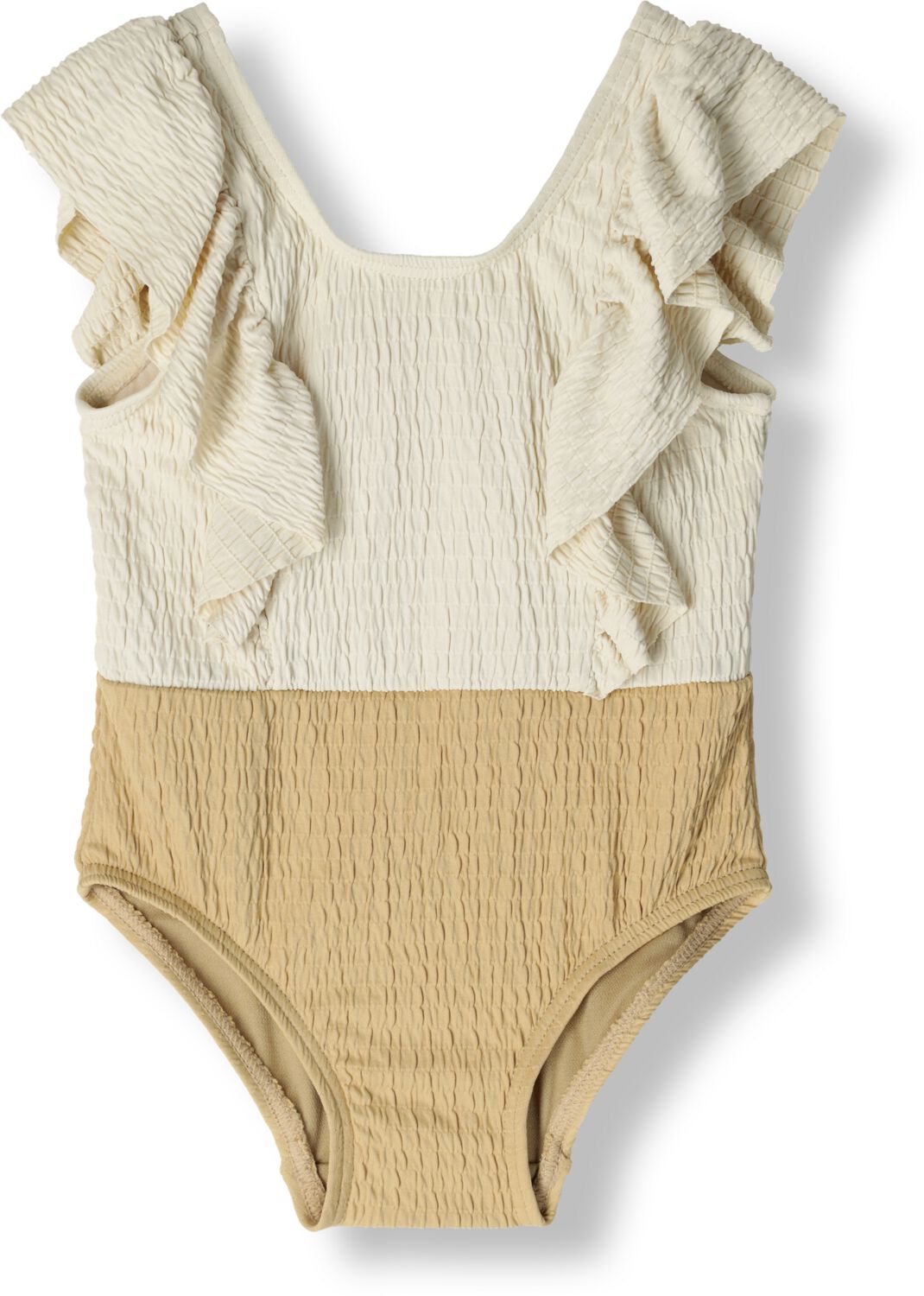 LIL' ATELIER Meisjes Zwemkleding Nmffauve Swimsuit Lil Beige