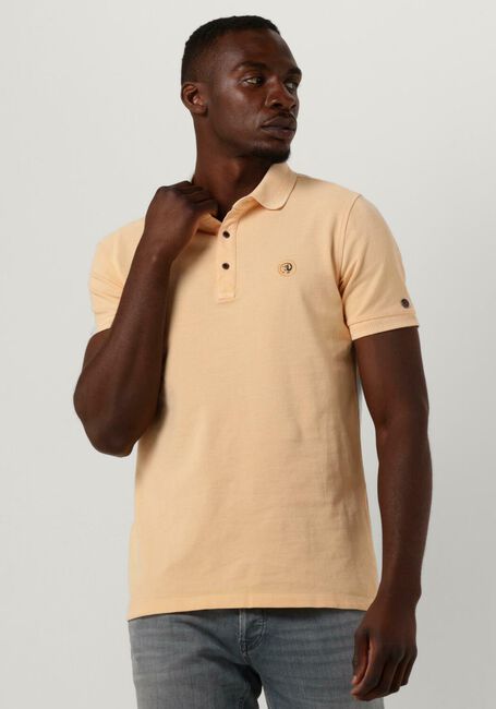 Oranje CAST IRON Polo SHORT SLEEVE POLO INJECTED COTTON PIQUE - large