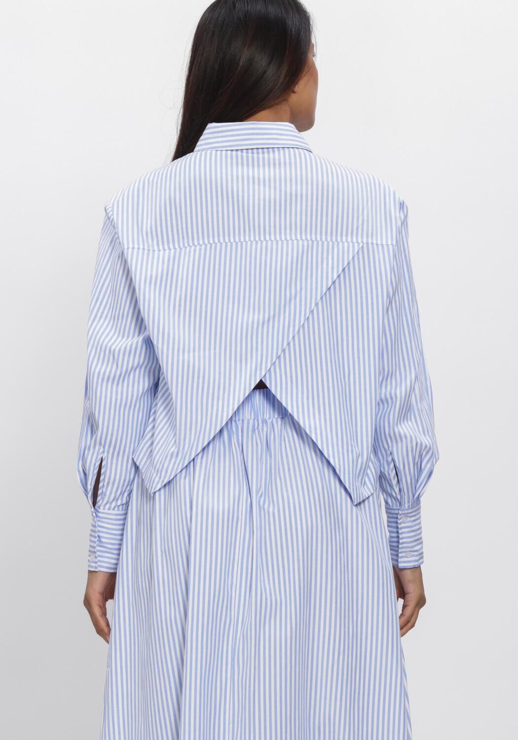 Lichtblauwe NOTRE-V Blouses NV-HERMELINDA - large