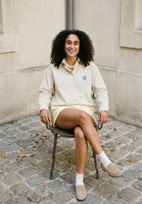 Gele COUCOU Korte broek JACKIE SHORT - large