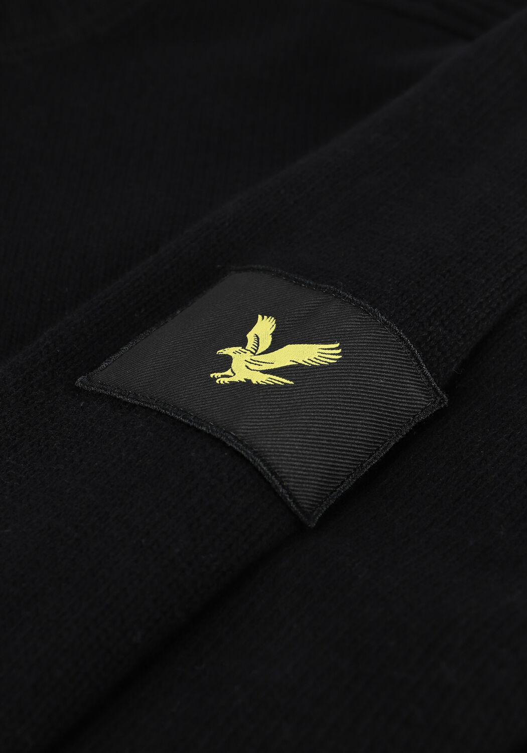 Zwarte LYLE & SCOTT Trui SHOULDER DETAIL CREW NECK KNIT - large