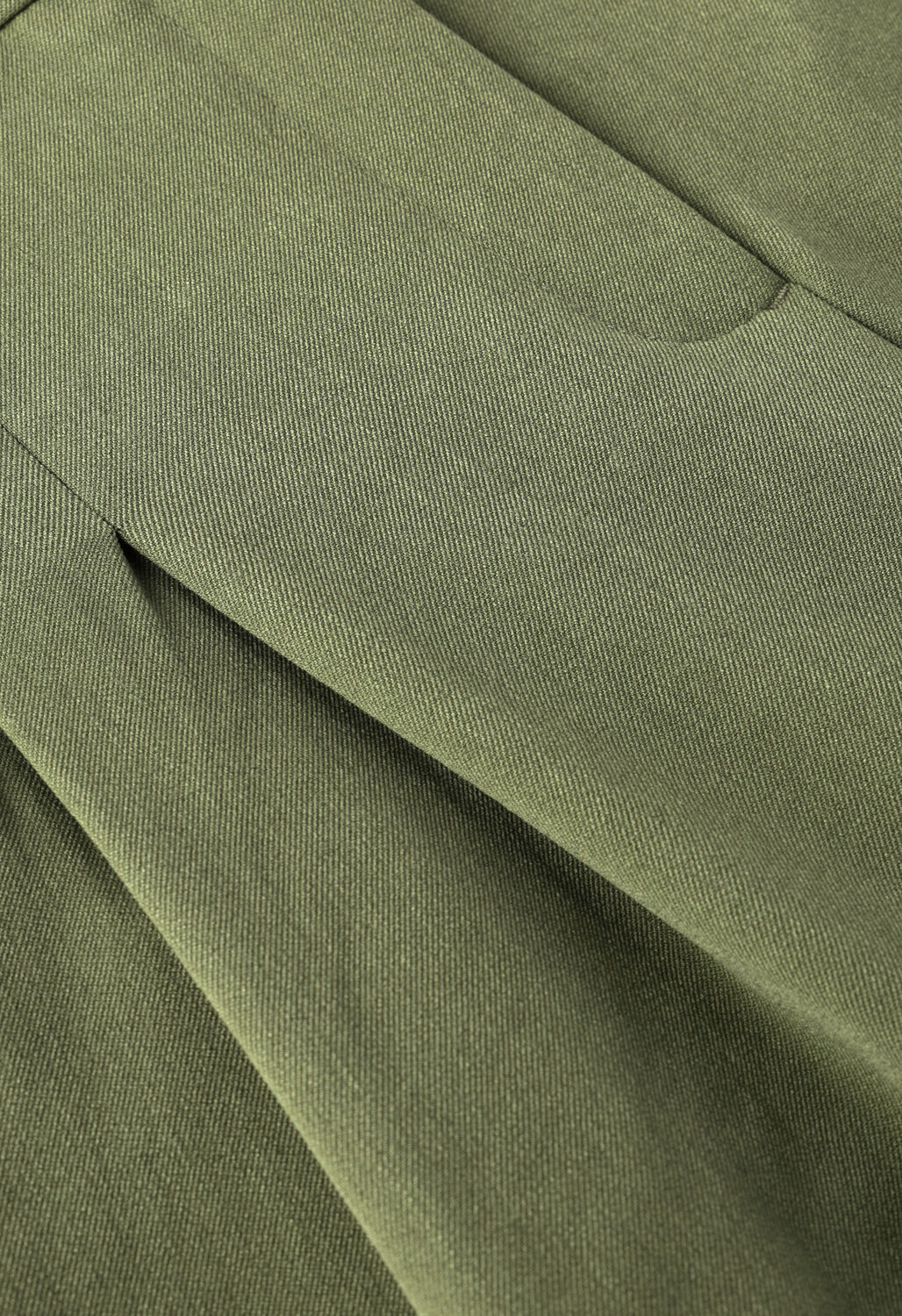 Khaki MSCH COPENHAGEN Wijde broek MSCHHENRIKA HW PANTS - large