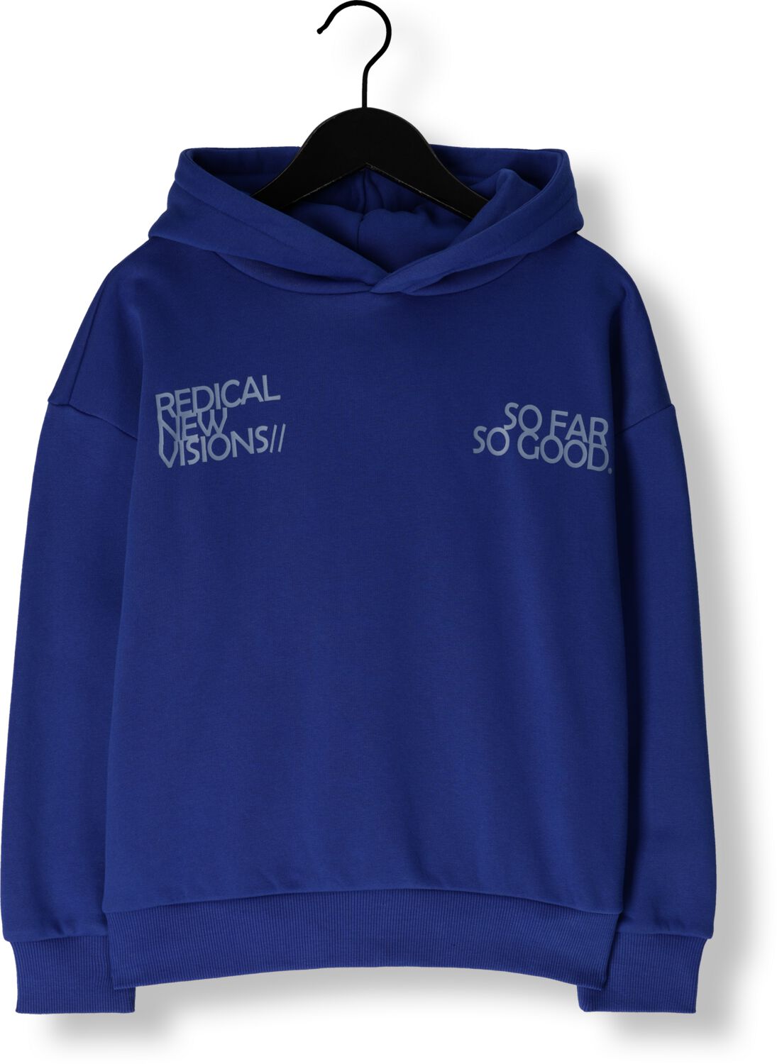Retour Jeans hoodie Guy met backprint kobaltblauw Sweater Backprint 134 140