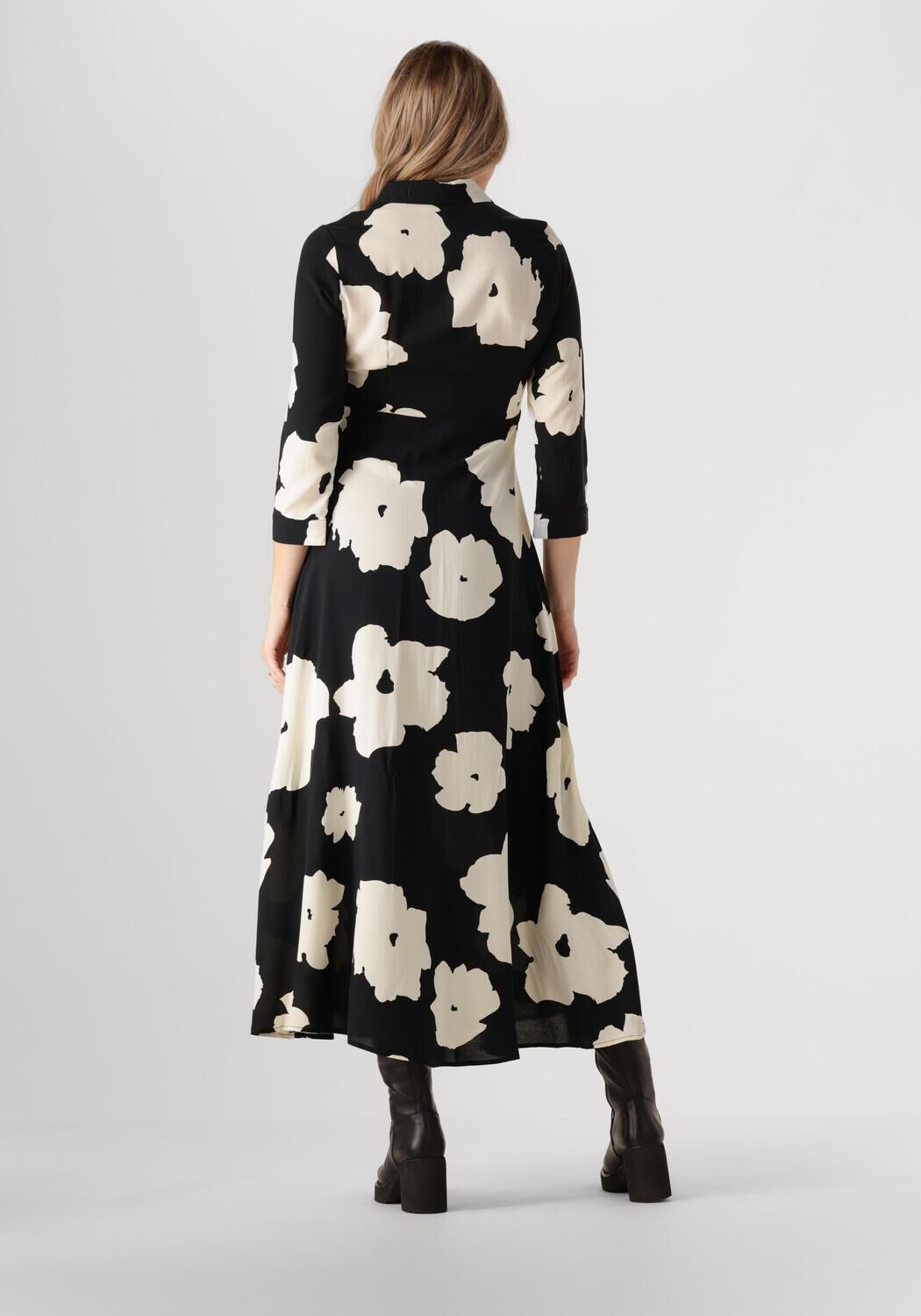 Y.A.S. Dames Jurken Yassavanna Long Shirt Dress S. Zwart