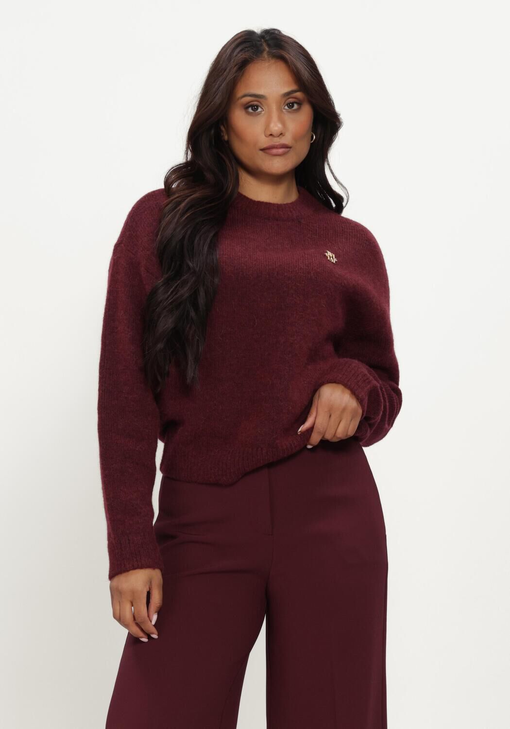 Bordeaux JOSH V Trui IZE SWEATER - large