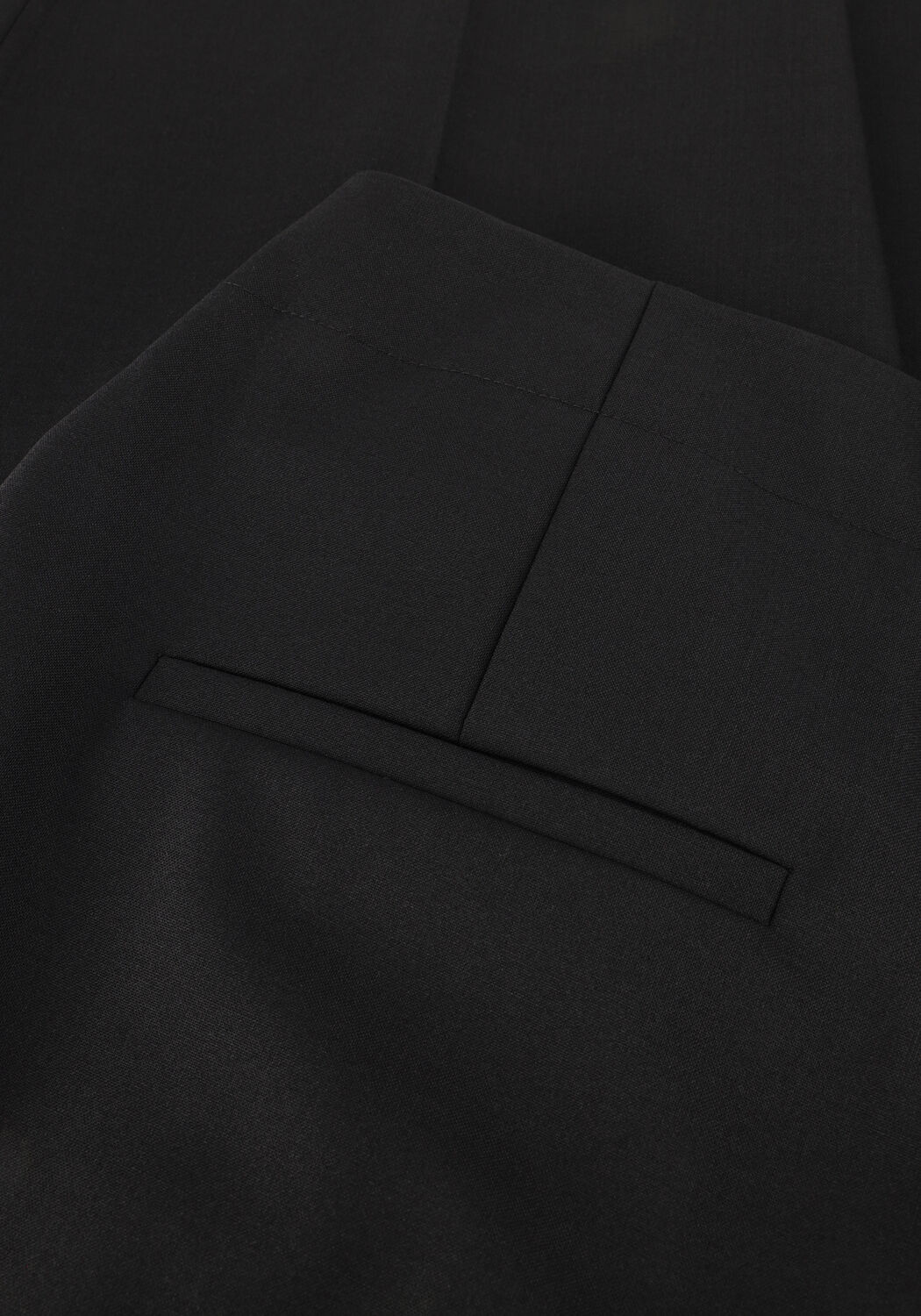 Zwarte SELECTED WOMEN Pantalon SLFELOISE HW BARREL PANT - large