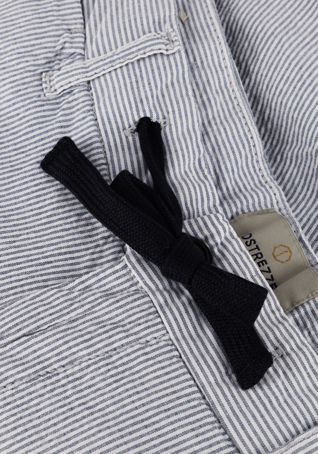 Blauwe DSTREZZED Korte broek LANCASTER STRIPE SHORTS - large