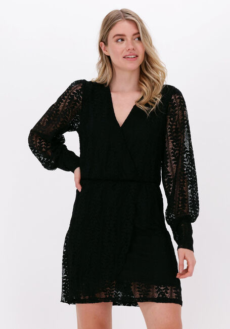 Zwarte REFINED DEPARTMENT Mini jurk LOUISA - large