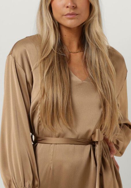 Bronzen SIMPLE Midi jurk WV-RC-POLY-23-1 - large