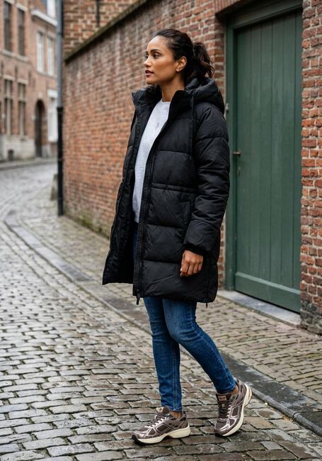 Zwarte MSCH COPENHAGEN Gewatteerde jas MSCHMOLA PAVINARIA JACKET - large