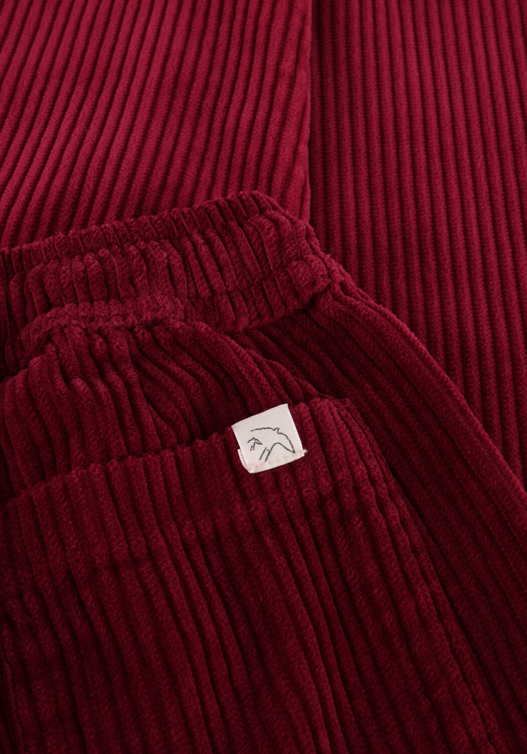 Bordeaux JENEST Wijde broek COMFY PANTS - large