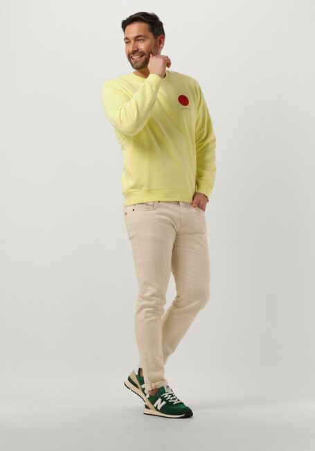 Gele EDWIN Sweater JAPANESE SUN SWEAT HEAVY FELPA - large