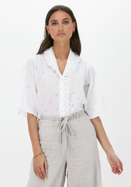 Witte SELECTED WOMEN Blouses SLFBRODY 24 BRODERI - large