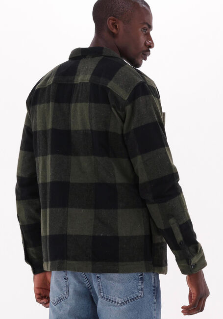 Olijf SELECTED HOMME Overshirt LOOSEDOLLER OVERSHIRT LS W - large