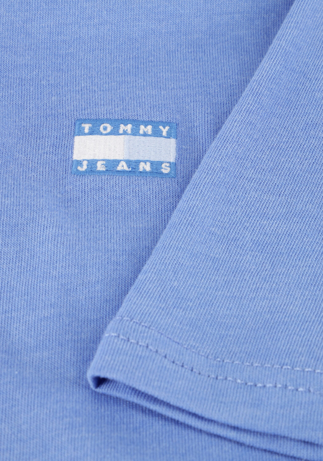Blauwe TOMMY JEANS T-shirt TJM REG BADGE TEE EXT - large